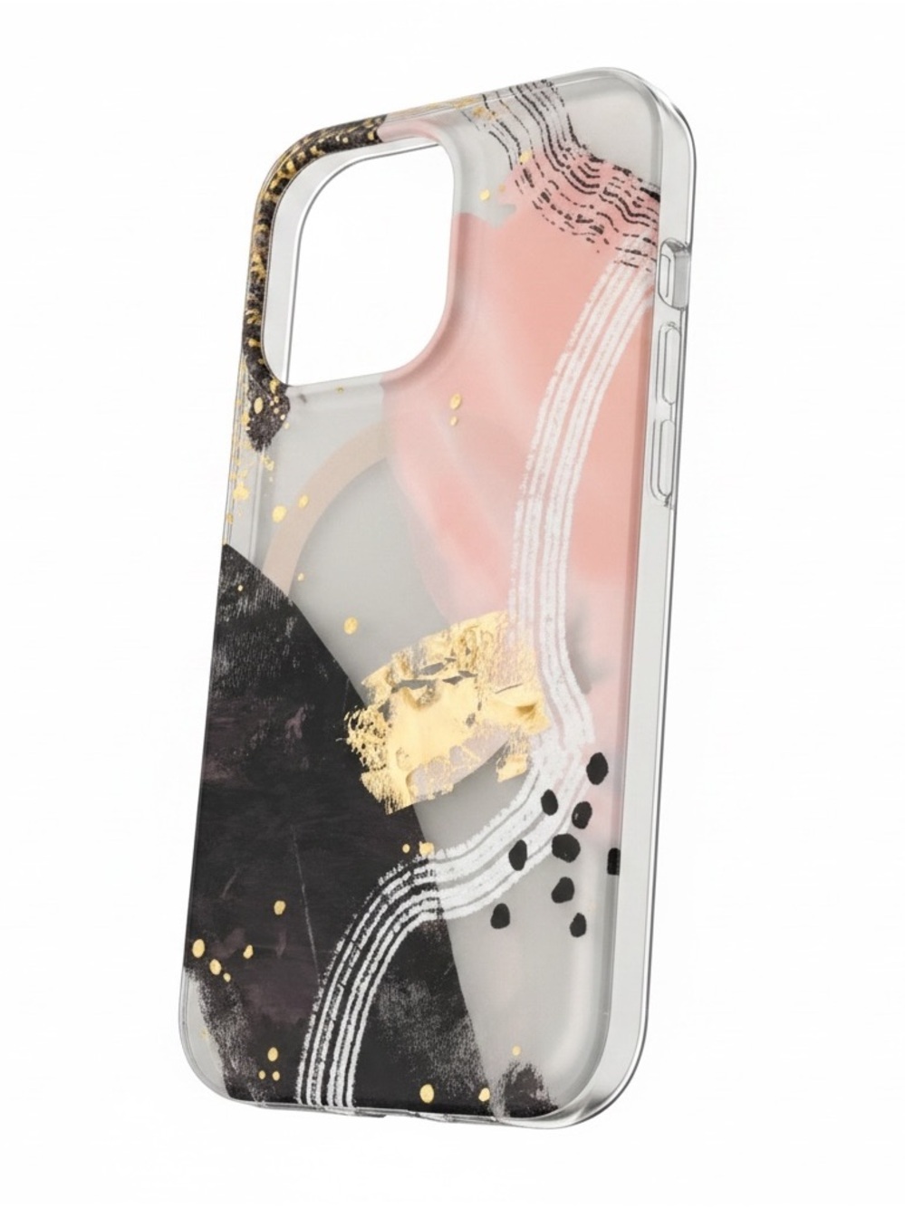 heyday Pink and Gold Abstract iPhone Case - MagSafe Compatible